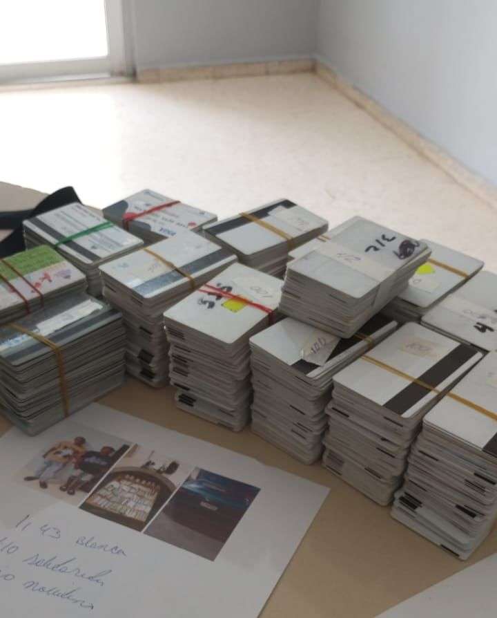 Policía Nacional ocupa más de mil tarjetas Supérate