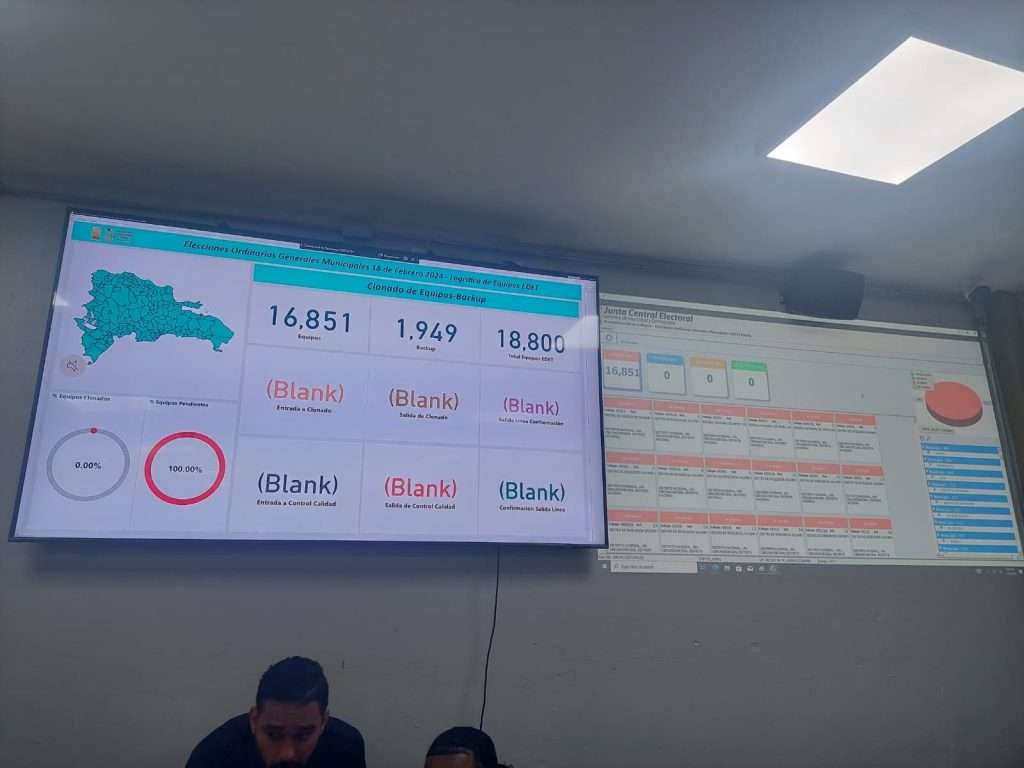 JCE INICIA CLONADO DE EQUIPOS PARA ELECCIONES HASTA EL 12 DE FEBRERO